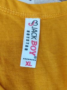 Yellow Graphic Tank Top