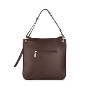 Caprese Orignal Dark Choco Faux Leather Handbag
