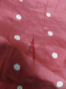 Red &amp; Gold Banarasi Silk Saree