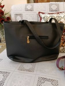 PURE LEATHER HANDBAG
