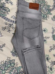 Gray Denim skinny fit jeans