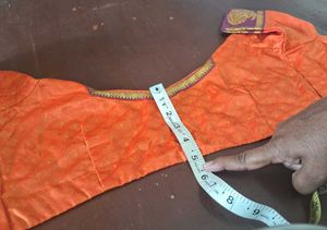 Orange Saree Blouse