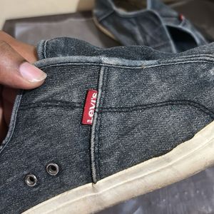 Levi&#39;s Original Denim Slip-On Shoes