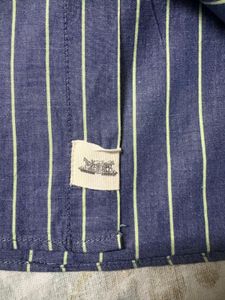Levis Half Sleeve Striped Shirt
