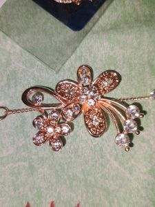 Floral Crystal Hair Jewelry