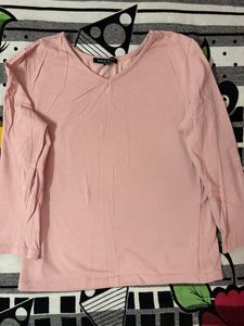 V Neck Plain T Shirt