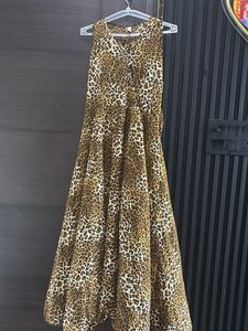 Leopard Print Maxi Dress