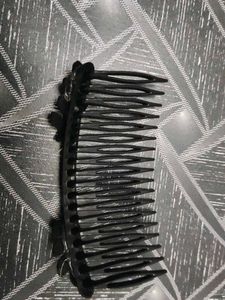 Rhinestone Leaf Hair Clip