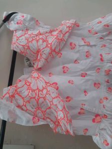 Pure Cotton Baby Dress For Summers