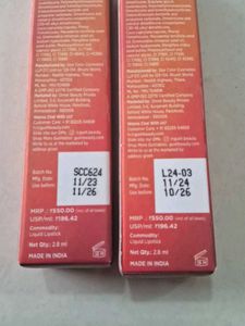 Gush Beauty Lipstick Combo Of 2