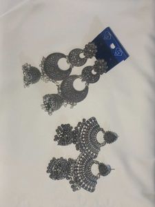 New Oxidised Earringss