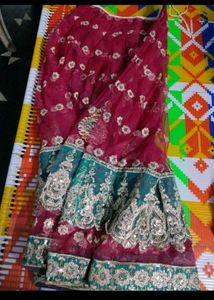 Maroon Lehenga Choli Set