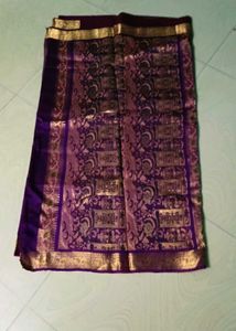 Purple Colour Pure Kanch Pattu Saree