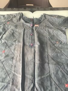 Grey Large Kurti For Women