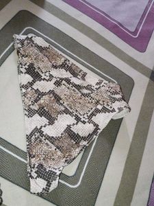 Snakeskin Bikini Bottom - CREME COLOR - H&amp;M