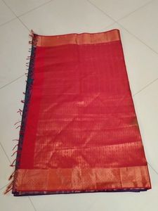 Sapphire Green And Blue Semi Soft Silk Saree...