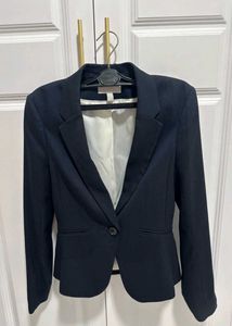 H&m navy blue blazer