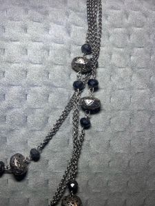 Multilayer Silver Necklace