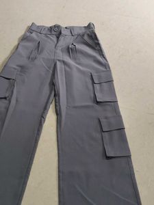 Grey Cargo Pants