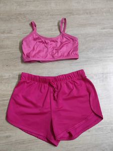 Pink Beach Swimwear Set