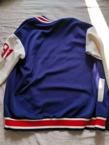 Navy Blue Varsity Jacket