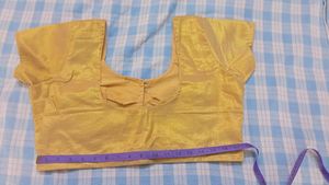 Red Embroidered Saree with 2 matching blouses