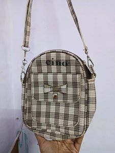 Cute Plaid Crossbody Bag