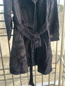 Elegant Black Trench Coat