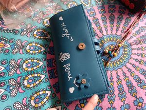 Soft Teal Colour Wallet