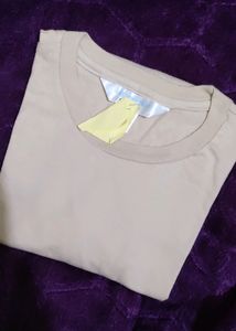 Cream Full Sleeved Tshirt