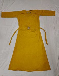 Vintage-Inspired Mustard Dress Up ❤️‍🔥😍