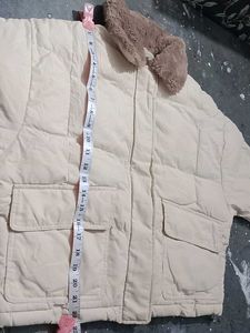 Faux Fur Collar Puffer Jacket