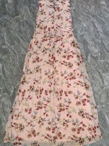 Peach Maxi Dress