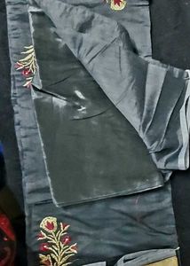 Embroidered Kurti Top With Dupatta