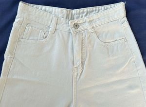 Wide Leg Denim Jeans