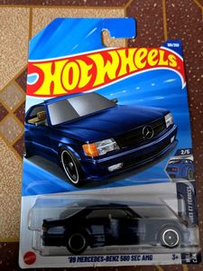 Hot Wheels Car Bundle set of 2: Merc' and Silver s