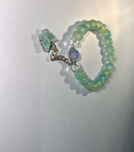 Butterfly Charm Beaded Bracelet