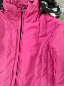 Pink Hooded Jacket