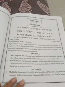 History Book BA 2ND SEMESTER