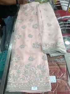 Peach Dress Material