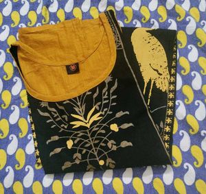 New Mustard Yellow Kurta