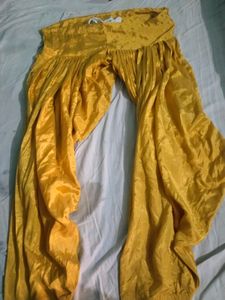 Yellow Satin Heavy Salwar💛
