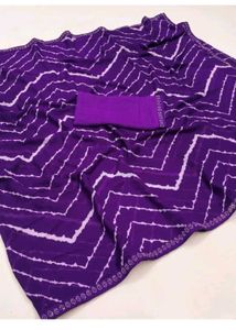 Elegant Purple Saree