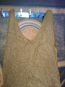 Sparkly Gold Tank Top