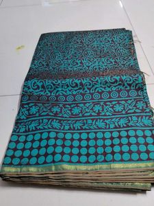 Dailywear Blue Printed Saree