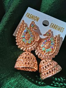 Price Drop 💥💥 Peacock Design Bronze Earrings..
