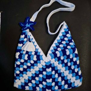 Handmade Crochet beach bag🌊⛱️