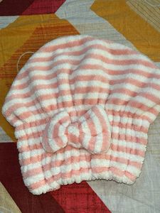 Cute Striped Towel cap