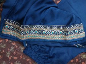 Embroidered Kurta With Plazo