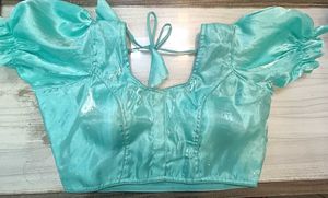 Sky Blue Jimichu Blouse